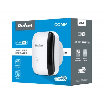 WiFi Extender-zosilňovač bezdrôtovej Wi-Fi siete REBEL WiFi Extender-zosilňovač bezdrôtovej Wi-Fi siete REBEL