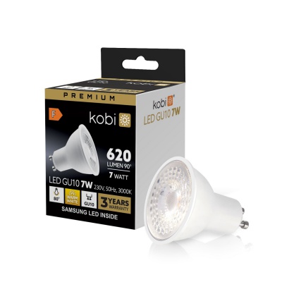 Žiarovka LED 7W GU10 3000K 230V PREMIUM