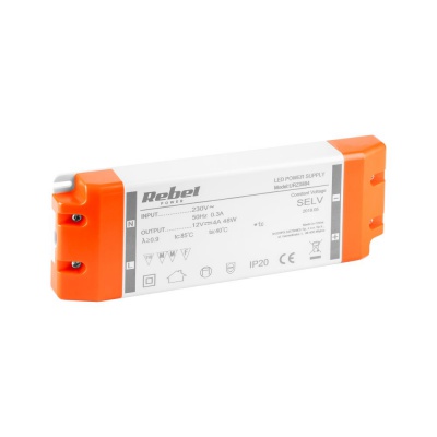 Nap.adapter 12V/ 4A 48W Rebel (YSL60-1204000) Nap.adapter 12V/ 4A 48W Rebel (YSL60-1204000)