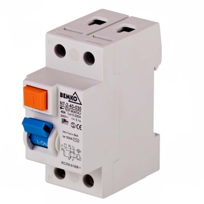 Prúdový chránič 2P N7-2 40A/30mA Prúdový chránič 2P N7-2 40A/30mA