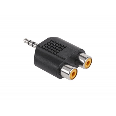 Redukcia Jack 3,5 - 2x RCA zásuv. Redukcia Jack 3,5 - 2x RCA zásuv.