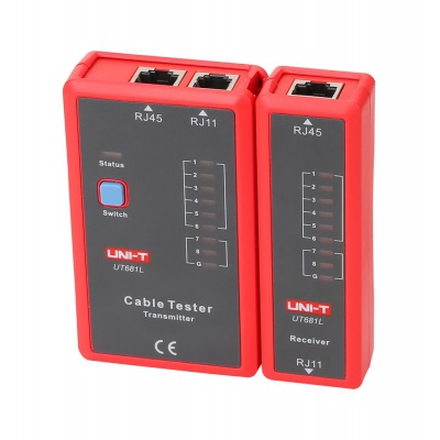 Tester sieťových káblov UT681L, RJ45/RJ11 Uni-T Tester sieťových káblov UT681L, RJ45/RJ11 Uni-T