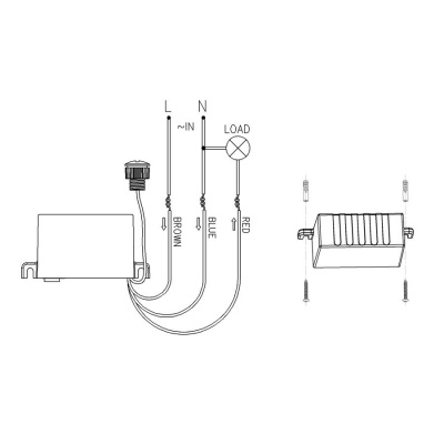 Súmrakový spínač MCE34 2300W Súmrakový spínač MCE34 2300W