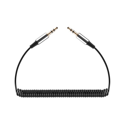 Kábel Jack 3,5mm - Jack 3,5mm 1m špirála REBEL Kábel Jack 3,5mm - Jack 3,5mm 1m špirála REBEL
