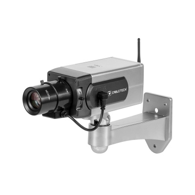 Atrapa kamery tubusová s detektorom pohybu a LED DK-13 Atrapa kamery tubusová s detektorom pohybu a LED DK-13