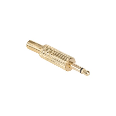 Konektor Jack 3.5mm mono pozlatený Konektor Jack 3.5mm mono pozlatený