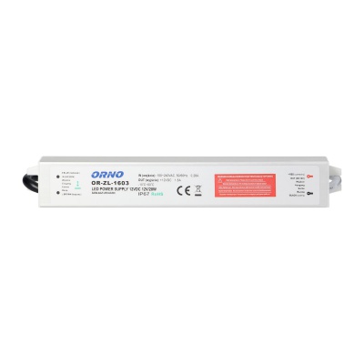 Napájací spínaný zdroj 12V, 20W, IP67