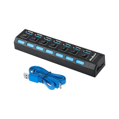 HUB USB 3.0 7 portový Rebel HUB USB 3.0 7 portový Rebel