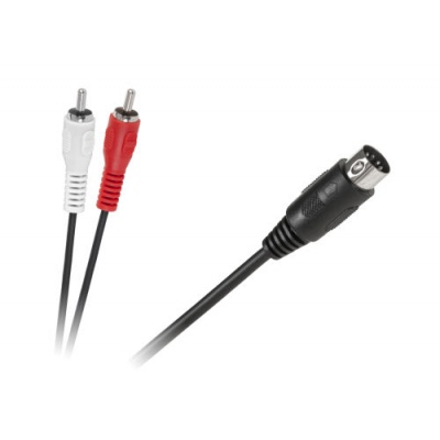 Kábel DIN5 - RCA 2x, 1,2m Kábel DIN5 - RCA 2x, 1,2m