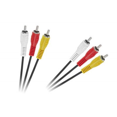 Kábel RCA 3x - RCA 3x, 1,5m Kábel RCA 3x - RCA 3x, 1,5m
