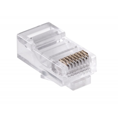 Konektor RJ45 8P8C drôt. CAT.5E (100ks) Konektor RJ45 8P8C drôt. CAT.5E (100ks)