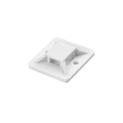 Príchytka sťahovacích pások 20 x 20mm, samolepiaca (10ks) Príchytka sťahovacích pások 20 x 20mm, samolepiaca (10ks)