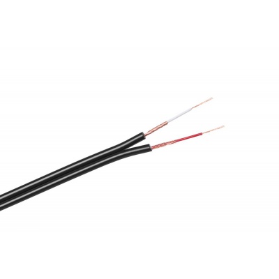 Kábel tienený 2x4mm(100m) čierny Kábel tienený 2x4mm(100m) čierny