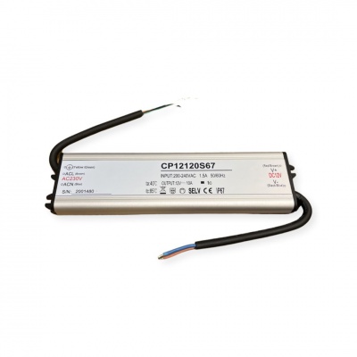 Napájací zdroj, spínaný 12V/10A, 120W IP67 Napájací zdroj, spínaný 12V/10A, 120W IP67