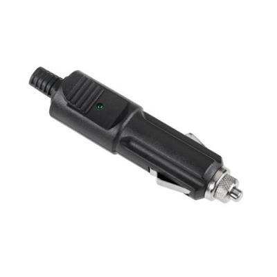 Autokonektor napájací vidlica s poistkou a LED Autokonektor napájací vidlica s poistkou a LED