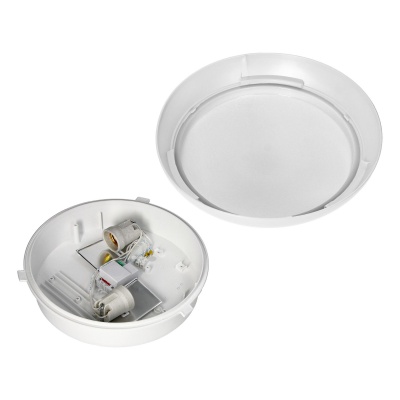 Svietidlo KOKO, senzor pohybu, 2 x E27, 2 x 40W, IP44, biele