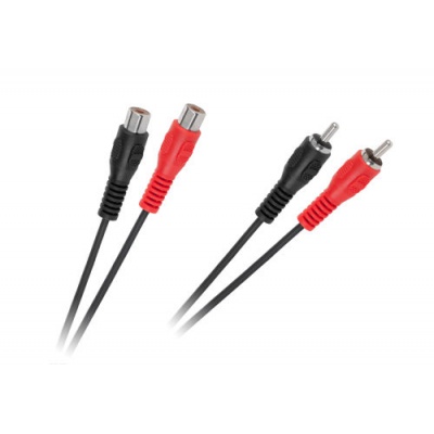 Kábel RCA 2x - RCA 2x predlžovací, 3m Kábel RCA 2x - RCA 2x predlžovací, 3m