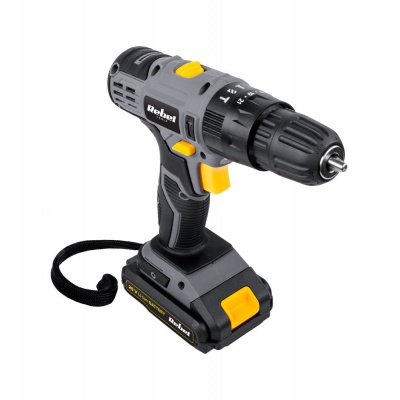 Akumulátorový vŕtací skrutkovač s príklepom 20V 2Ah REBEL TOOLS
