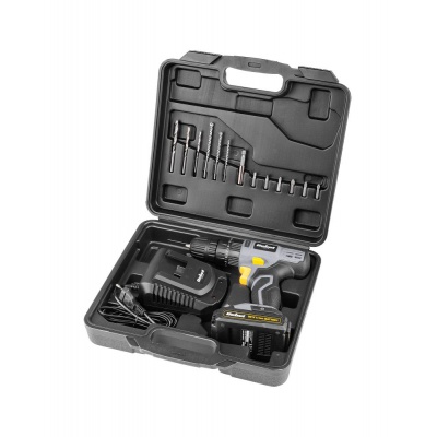 Akumulátorový vŕtací skrutkovač s príklepom 20V 2Ah REBEL TOOLS