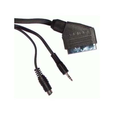 Kábel SCART-SVHS + Jack 3,5mm, 10m Kábel SCART-SVHS + Jack 3,5mm, 10m