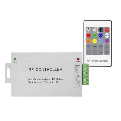 Regulátor pre RGB LED pásy, rádiový, 24A