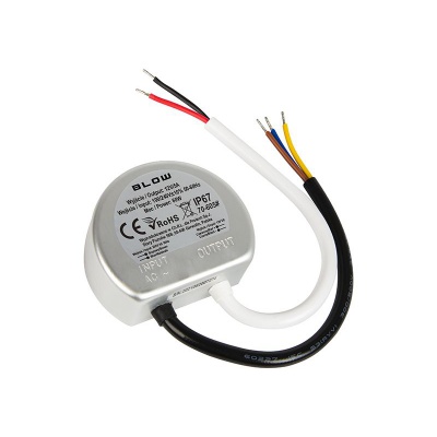 Napájací zdroj do inštalačnej krabice 12V/5A 60W kovový