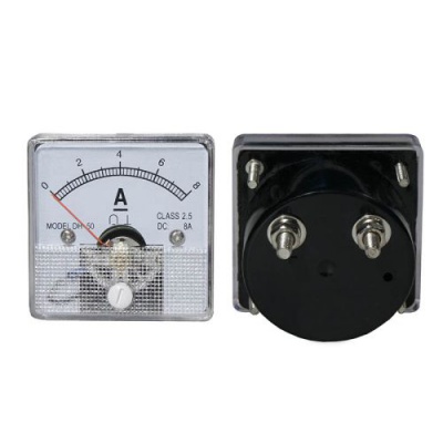 AMPÉRMETER analógový 8A AMPÉRMETER analógový 8A