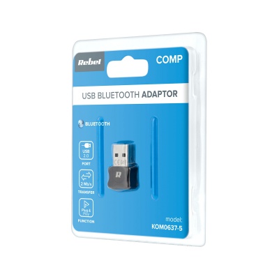 Adaptér Bluetooth 5.0 NanoStick Rebel Adaptér Bluetooth 5.0 NanoStick Rebel