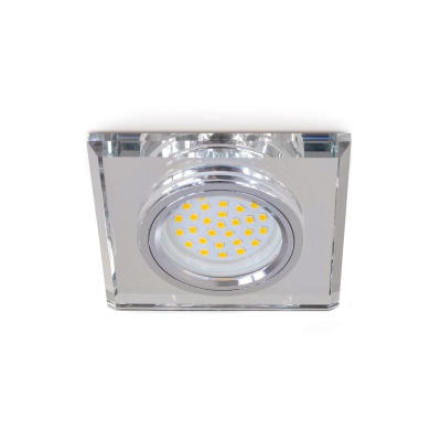 Svietidlo bodové štvorcové pevné OH27N CLEAR LED GU10 Svietidlo bodové štvorcové pevné OH27N CLEAR LED GU10