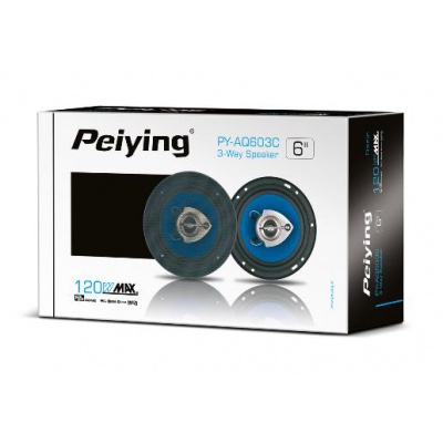 Auto reproduktory Peiying PY-AQ603C 6" koaxiálne 120W Auto reproduktory Peiying PY-AQ603C 6" koaxiálne 120W