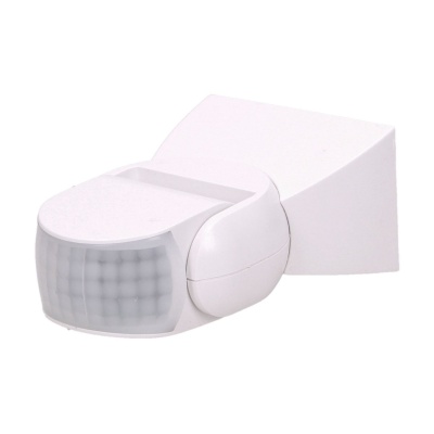 Detektor pohybu PIR, 360/180 st., 230V, IP65, biely