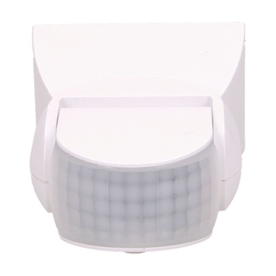 Detektor pohybu PIR, 360/180 st., 230V, IP65, biely