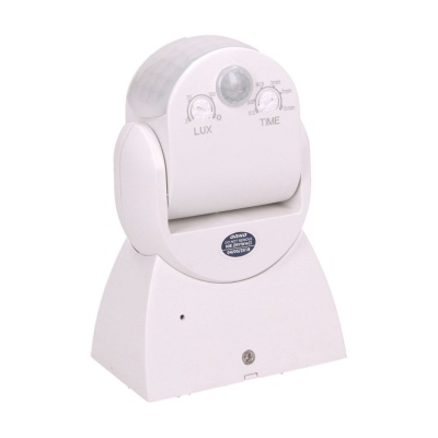 Detektor pohybu PIR, 360/180 st., 230V, IP65, biely