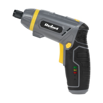 Akumulátorový skrutkovač 4V 2Ah REBEL TOOLS