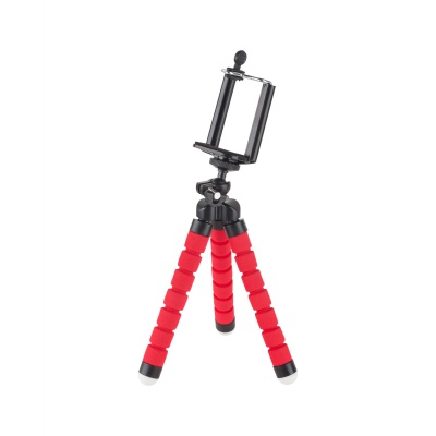 Držiak tripod/statív pre smartfón, kameru červený Kruger&Matz Držiak tripod/statív pre smartfón, kameru červený Kruger&Matz