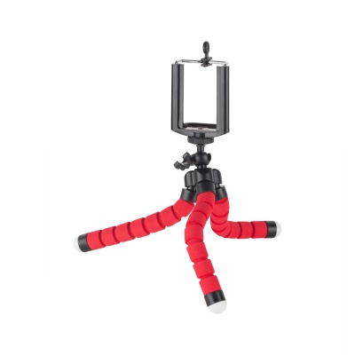 Držiak tripod/statív pre smartfón, kameru červený Kruger&Matz Držiak tripod/statív pre smartfón, kameru červený Kruger&Matz