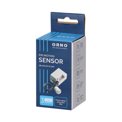 Detektor pohybu PIR 360st. externý 12-24V