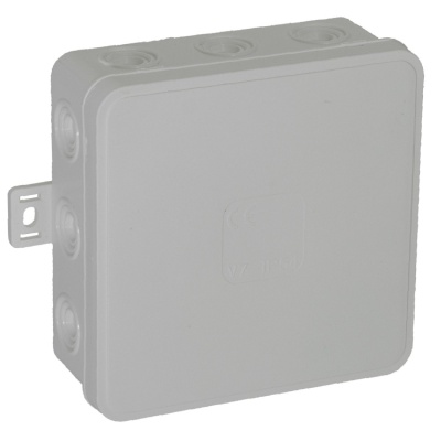 Rozvodná krabica CLICK 12P 100x100x41mm šedá IP54 Rozvodná krabica CLICK 12P 100x100x41mm šedá IP54