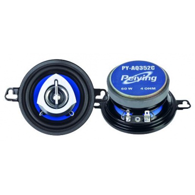 Auto reproduktory Peiying PY-AQ352C 3,5" koaxiálne 60W Auto reproduktory Peiying PY-AQ352C 3,5" koaxiálne 60W
