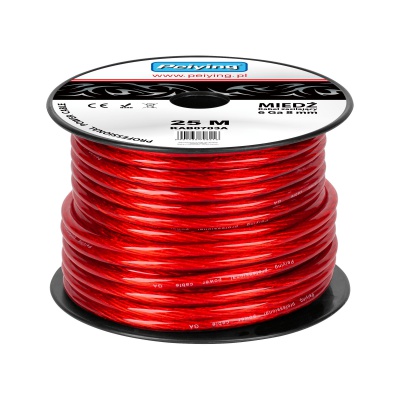 Kábel napájací auto 8mm (25m) CU Kábel napájací auto 8mm (25m) CU