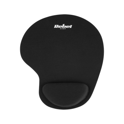 Podložka pod myš ergonomická REBEL čierna Podložka pod myš ergonomická REBEL čierna
