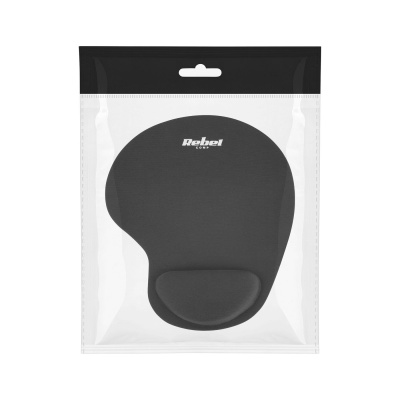 Podložka pod myš ergonomická REBEL čierna Podložka pod myš ergonomická REBEL čierna