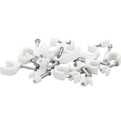 Prichytka kábla 10mm biela (100ks) Prichytka kábla 10mm biela (100ks)