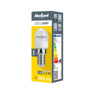 Žiarovka LED do chladničiek 2W E14 6500K 230V REBEL