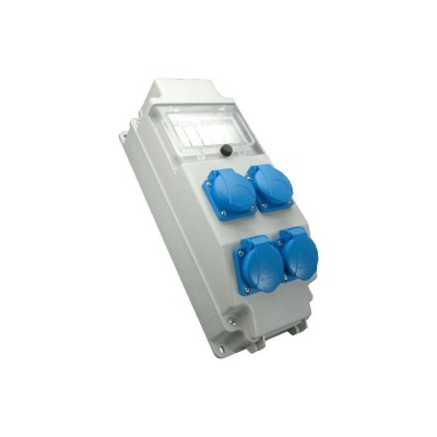 Zásuvková rozvodnica 4x250V, IP54 Zásuvková rozvodnica 4x250V, IP54