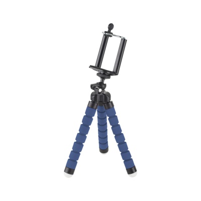 Držiak tripod/statív pre smartfón, kameru modrý Kruger&Matz Držiak tripod/statív pre smartfón, kameru modrý Kruger&Matz