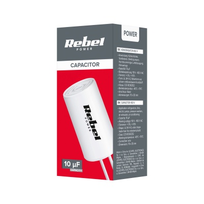 Rozbehový kondenzátor 10uF/450V Rozbehový kondenzátor 10uF/450V