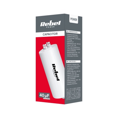 Rozbehový kondenzátor 40uF/450V Rozbehový kondenzátor 40uF/450V