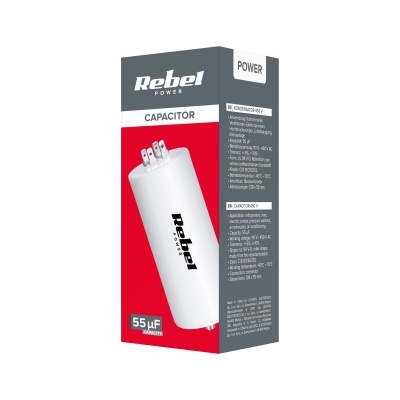 Rozbehový kondenzátor 55uF/450V Rozbehový kondenzátor 55uF/450V