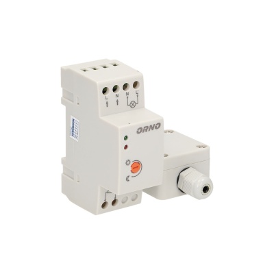 Súmrakový spínač na DIN lištu, IP20/IP65, 3000W, CR-231